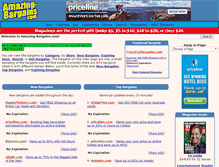 Tablet Screenshot of amazing-bargains.com